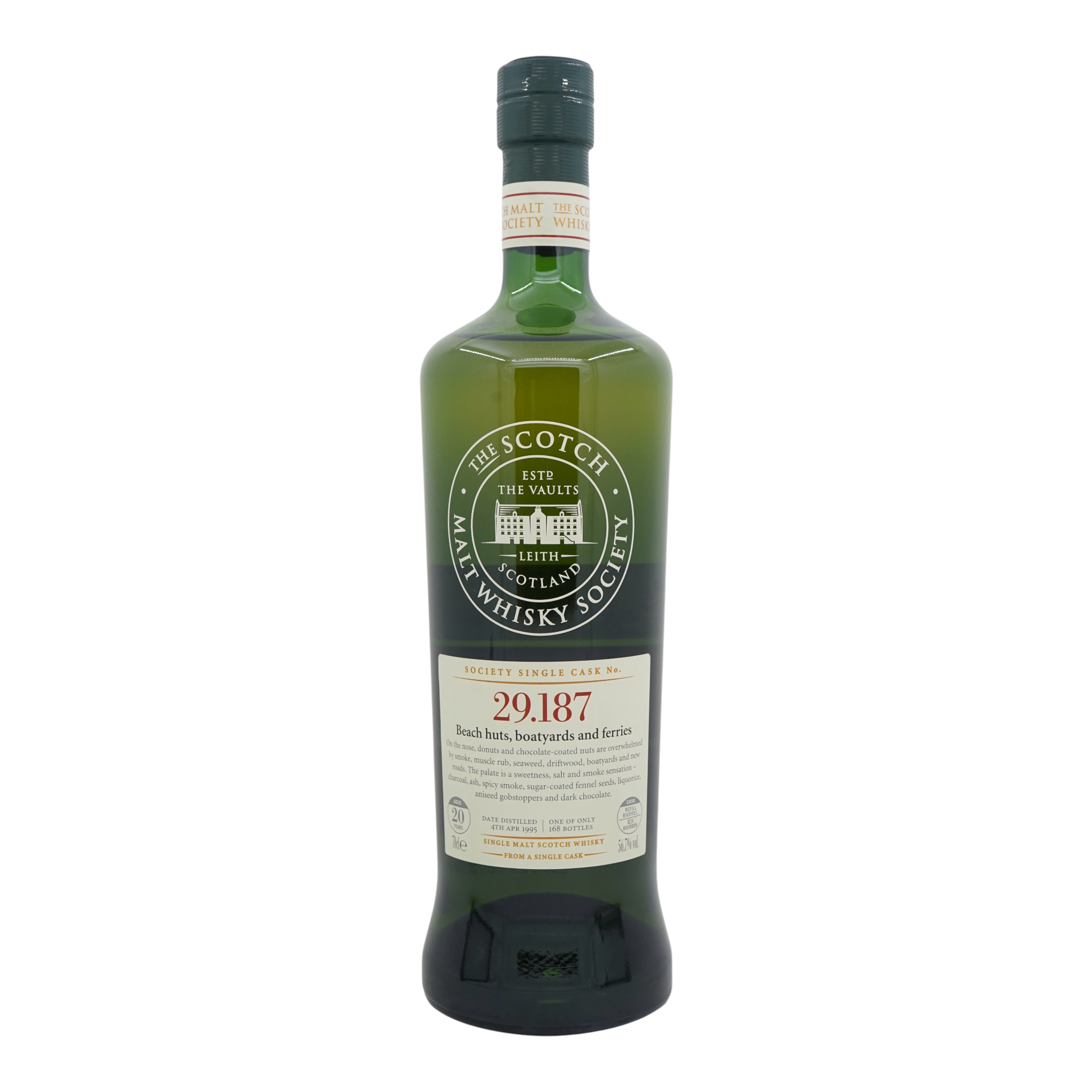 Laphroaig 1995 20 Year Old SMWS 29.187 - Beach huts, boatyards and ferries