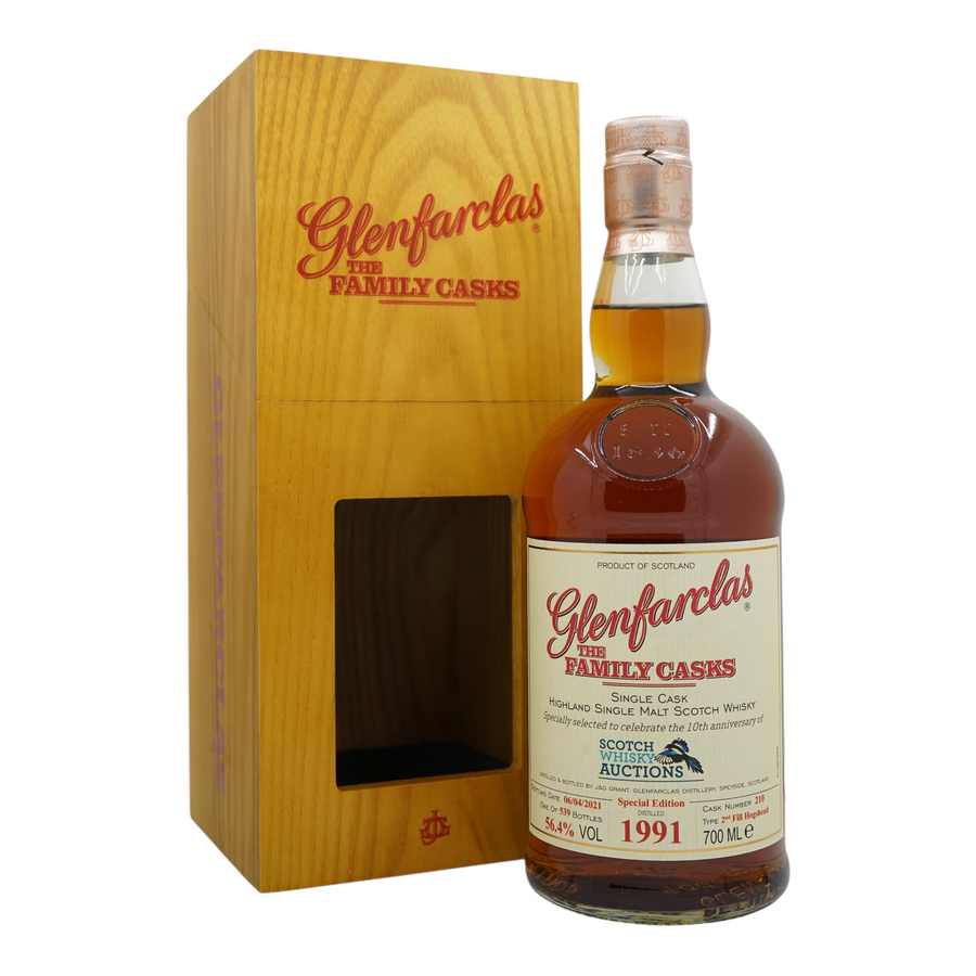 Glenfarclas 1991/2021 The Family Casks Special Edition Bottled for the 10th Anniversary of SWA #210