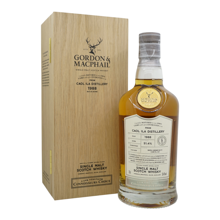 Caol Ila 1988/2020 31 Year Old Cask Strength Gordon&MacPhail #225