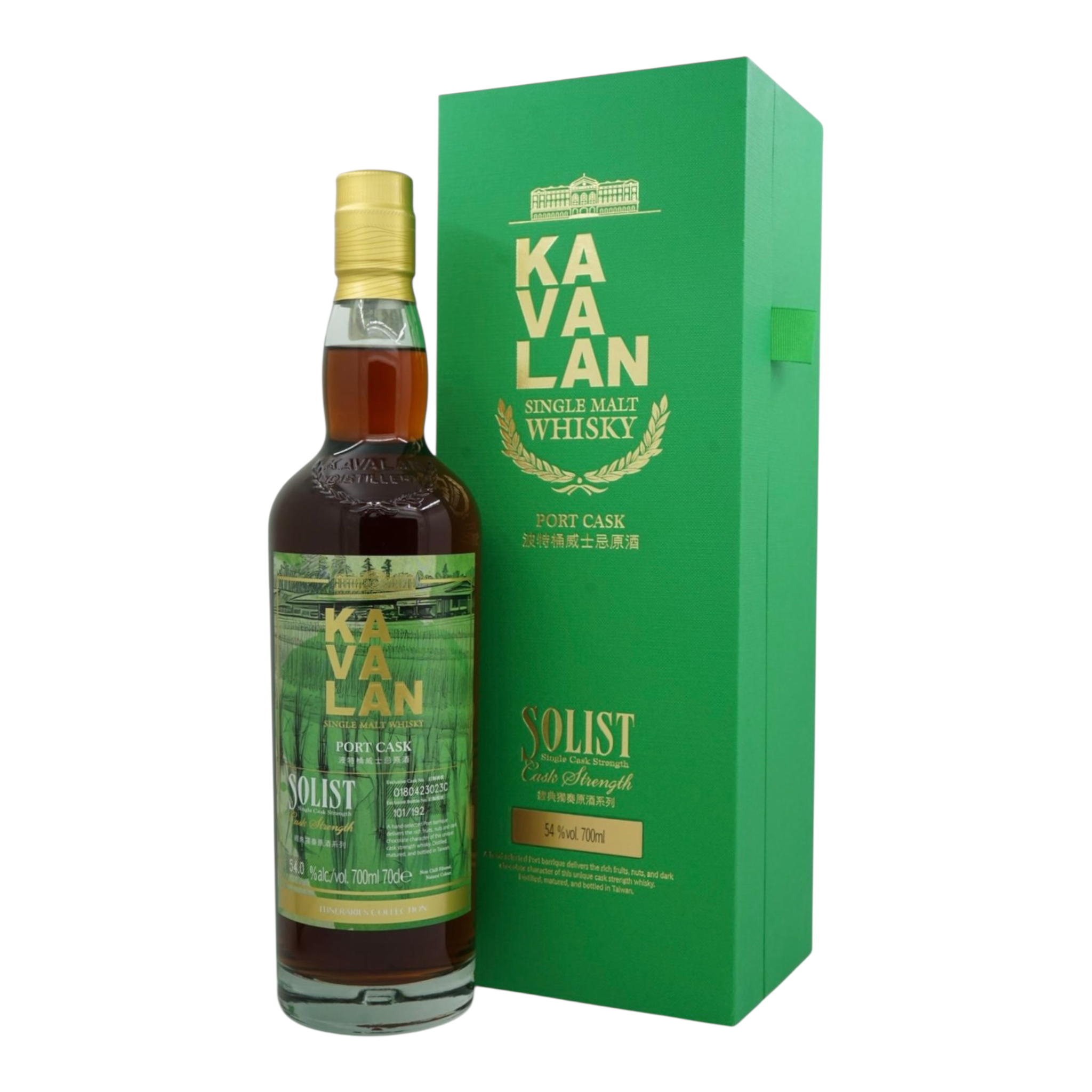 Kavalan Solist 2018/2025 Cask Strength Port Cask Bottled for La Maison du Whisky O180423023C 54%