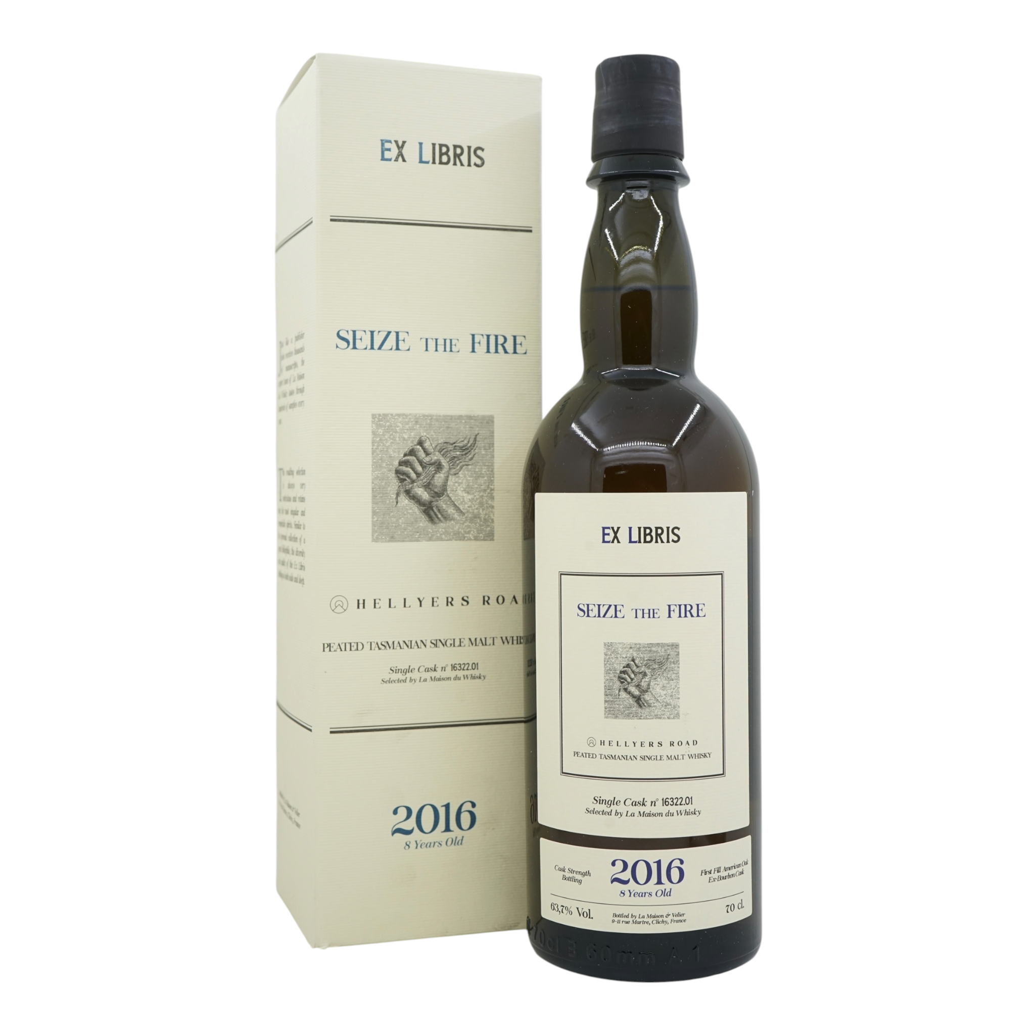 Hellyers Road 2016/2025 8 Year Old Ex Libris - SEIZE THE FIRE La Maison du Whisky #16322.01