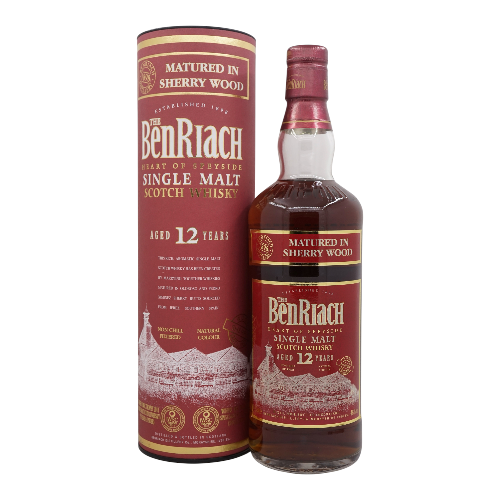 Benriach 12 Year Old Matured in Sherry Wood (2012 Bottled)