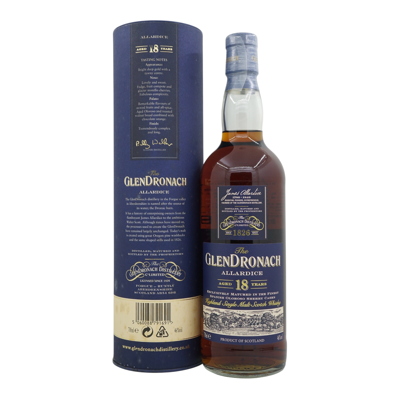 GlenDronach 18年*Billy walker version Glendronach 18 Year Old Billy Walker | Gommone