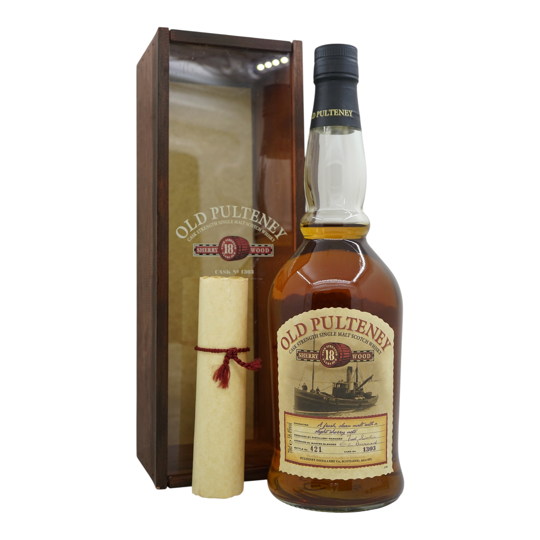Old Pulteney 1982 18 Year Old Sherry Wood Limited Edition #1303