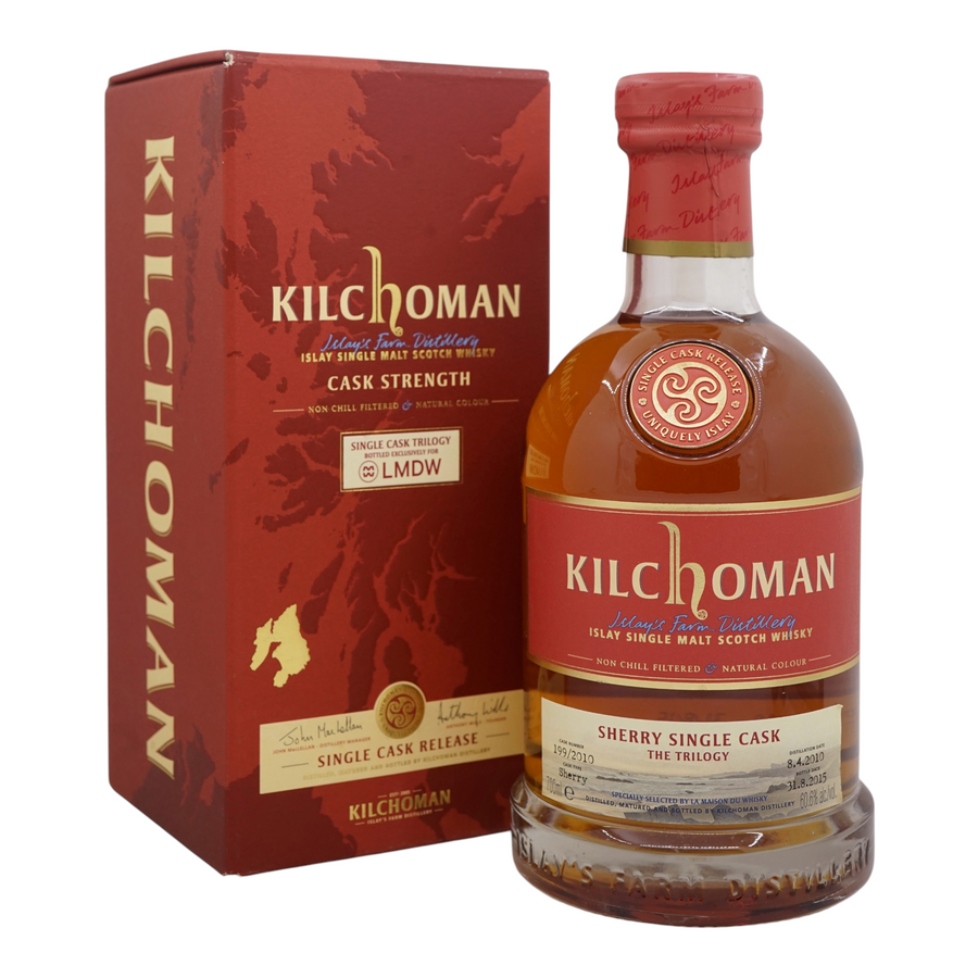 Kilchoman 2010/2015 Sherry Single Cask The Trilogy Bottled for LMDW #199/2010