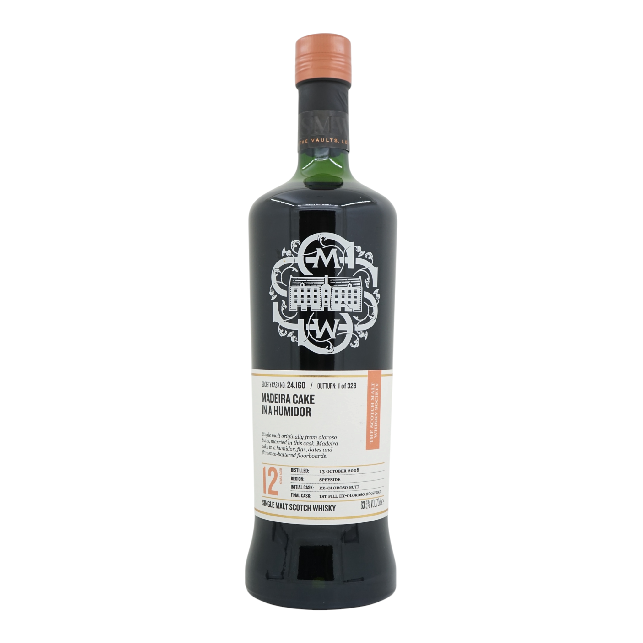 Macallan 2008 12 Year Old SMWS 24.160 - Madeira cake in a humidor