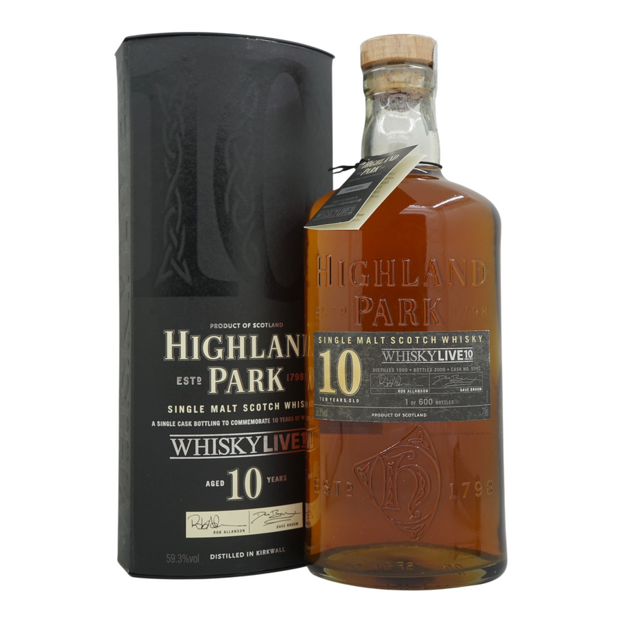 Highland Park 1999/2009 10 Year Old Whisky Live 10th Anniversary #5742