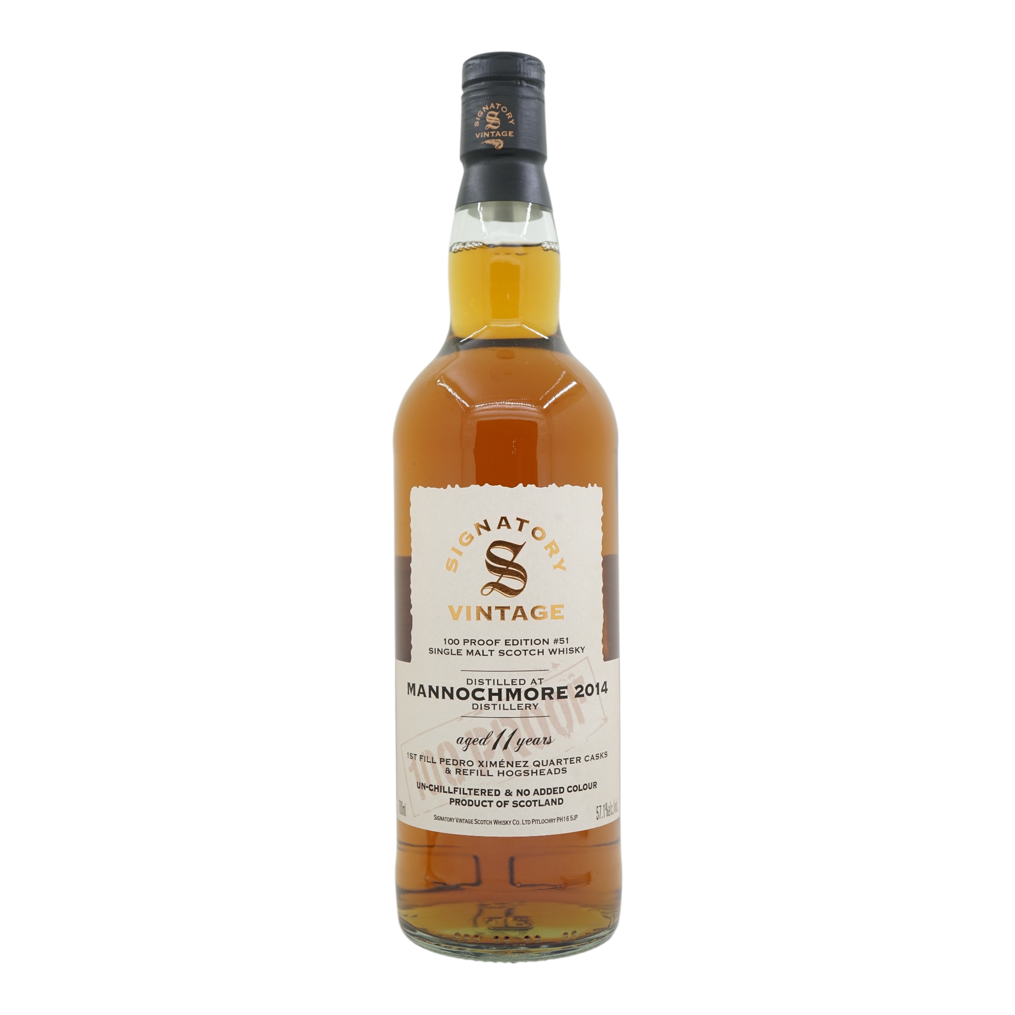 Mannochmore 2014/2025 11 Year Old 100 Proof Edition #51 Signatory Vintage