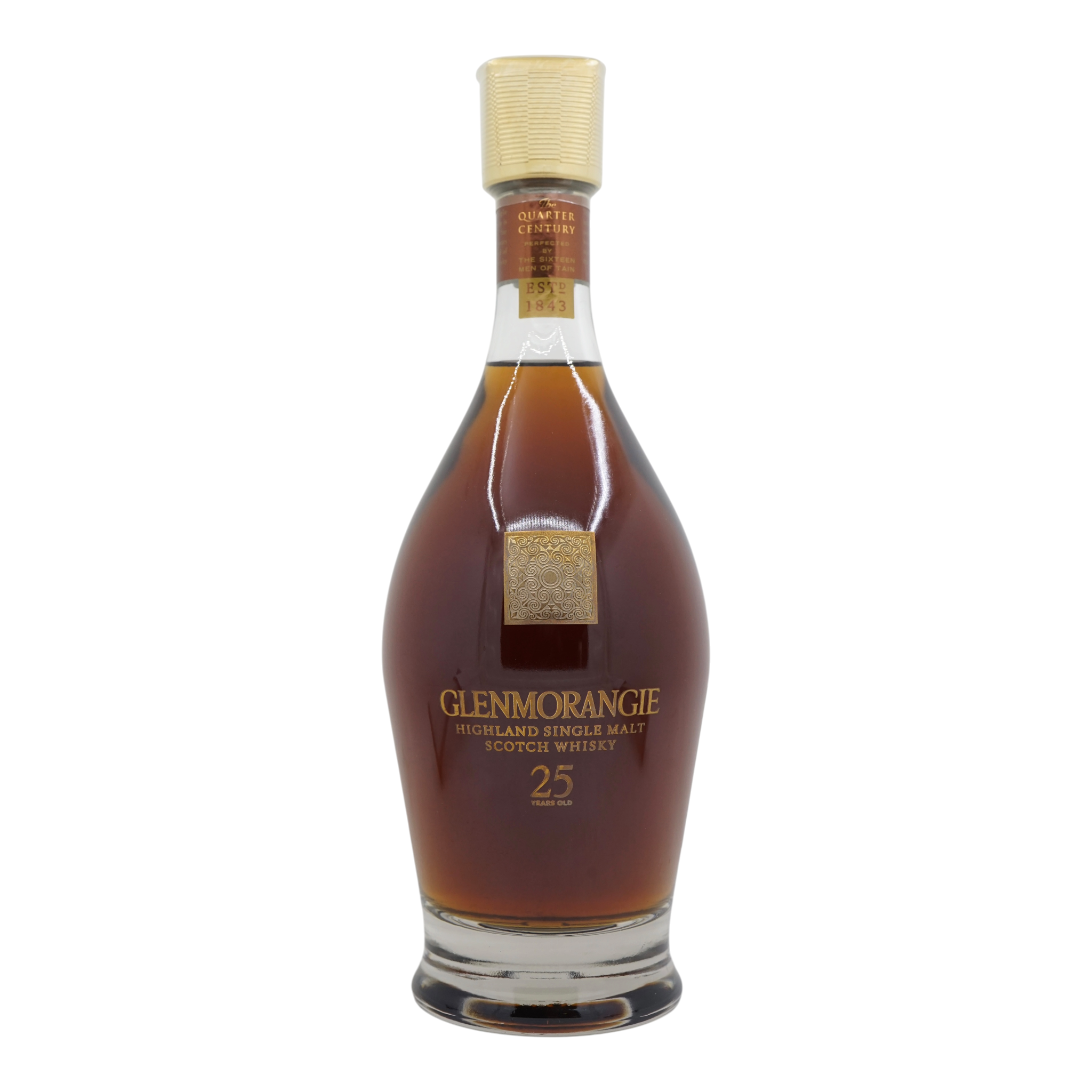 Glenmorangie 25 Year Old Quarter Century (with no box and seal damaged)