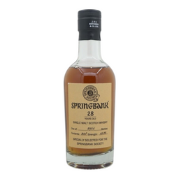 Springbank 28 Year Old Society Bottling 48.2% 200ml
