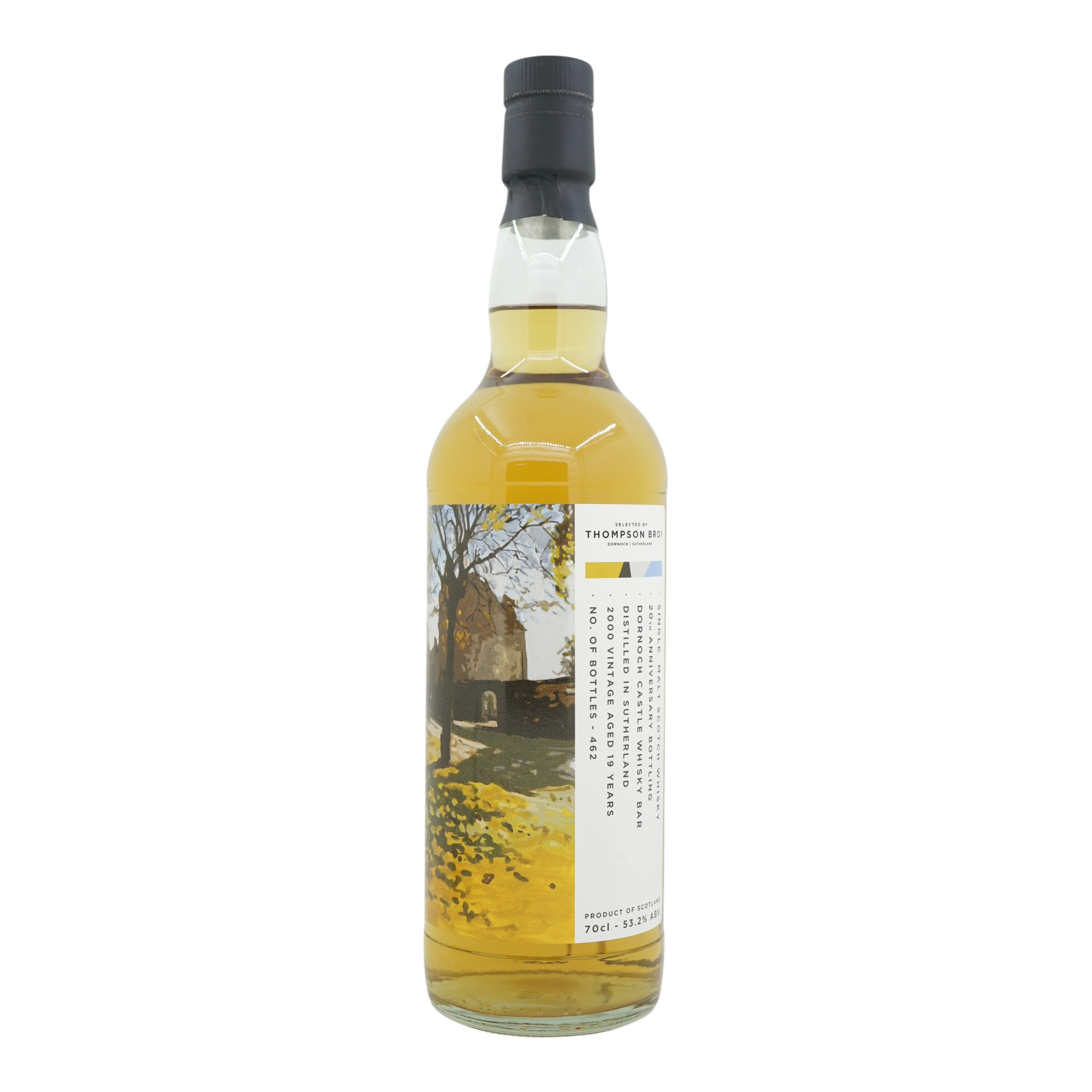 Distilled in Sutherland (Clynelish) 2000/2020 19 Year Old Bottled for
20th Anniversary Dornoch Castle Whisky Bar Phil & Simon Thompson 53.2%