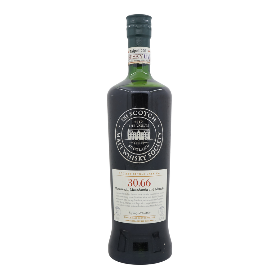 Glenrothes 1990 20 Year Old SMWS 30.66 - Muscovado, Macadamia and Manuka