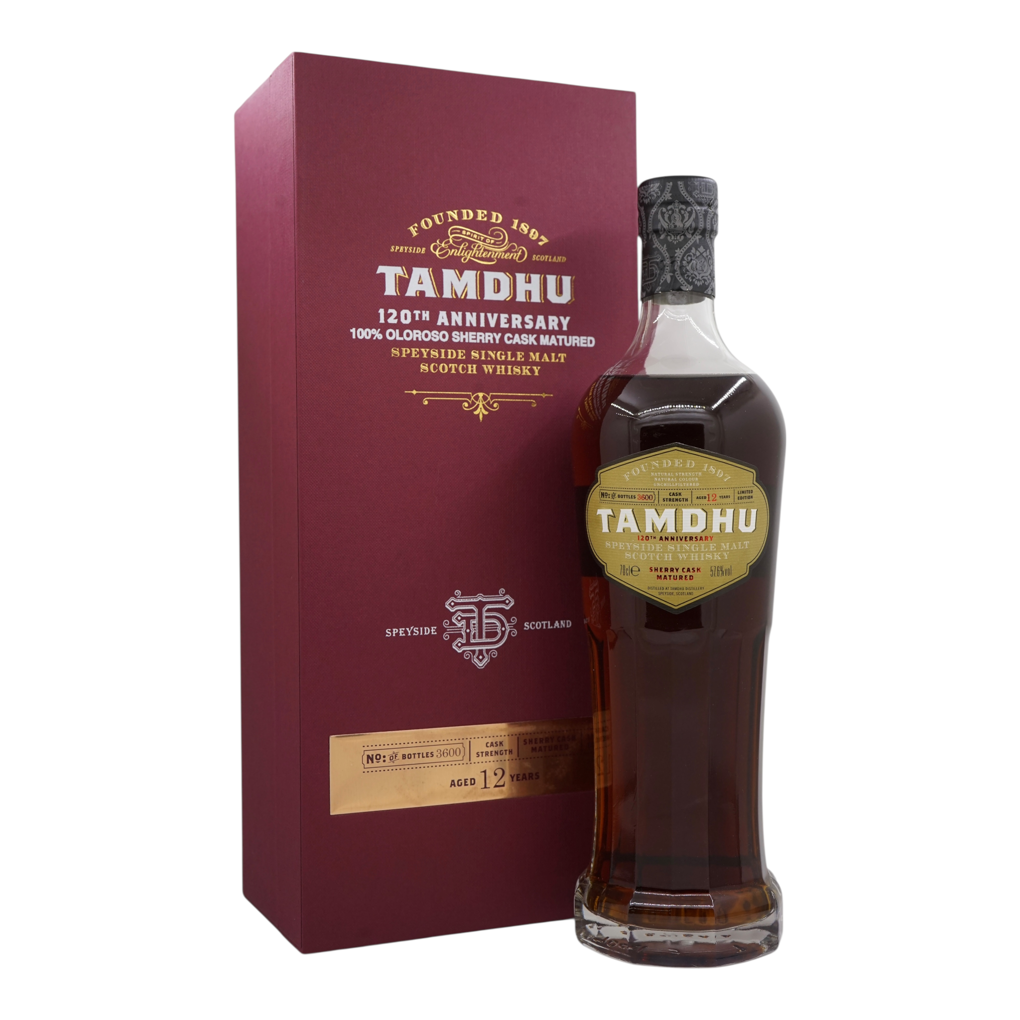 Tamdhu 12 Year Old 120th Anniversary of Distillery Taiwan Exclusive 57.6%