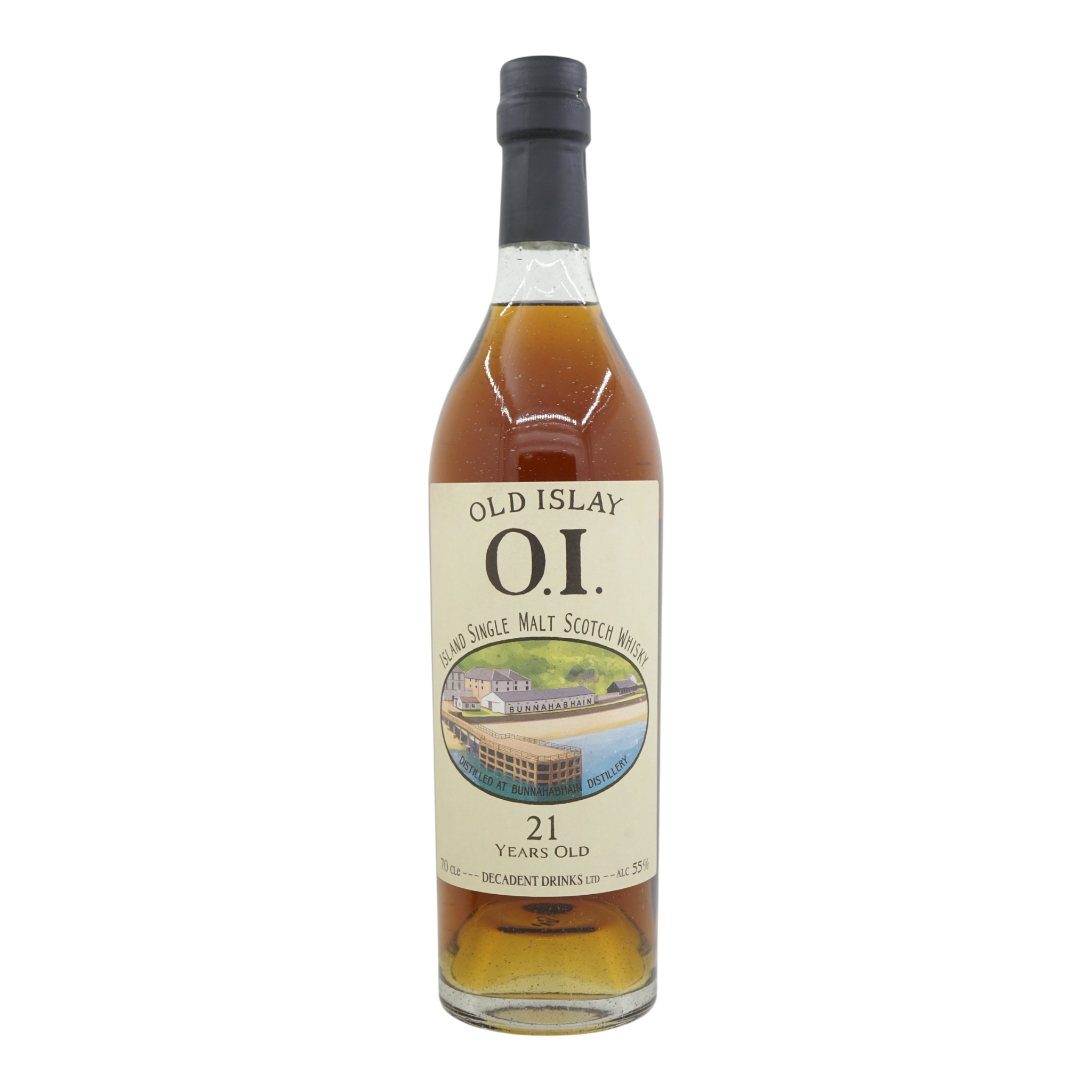 Bunnahabhain 2004/2026 21 Year Old Island Single Malt Scotch Whisky - Old Islay Decadent Drinks 55%