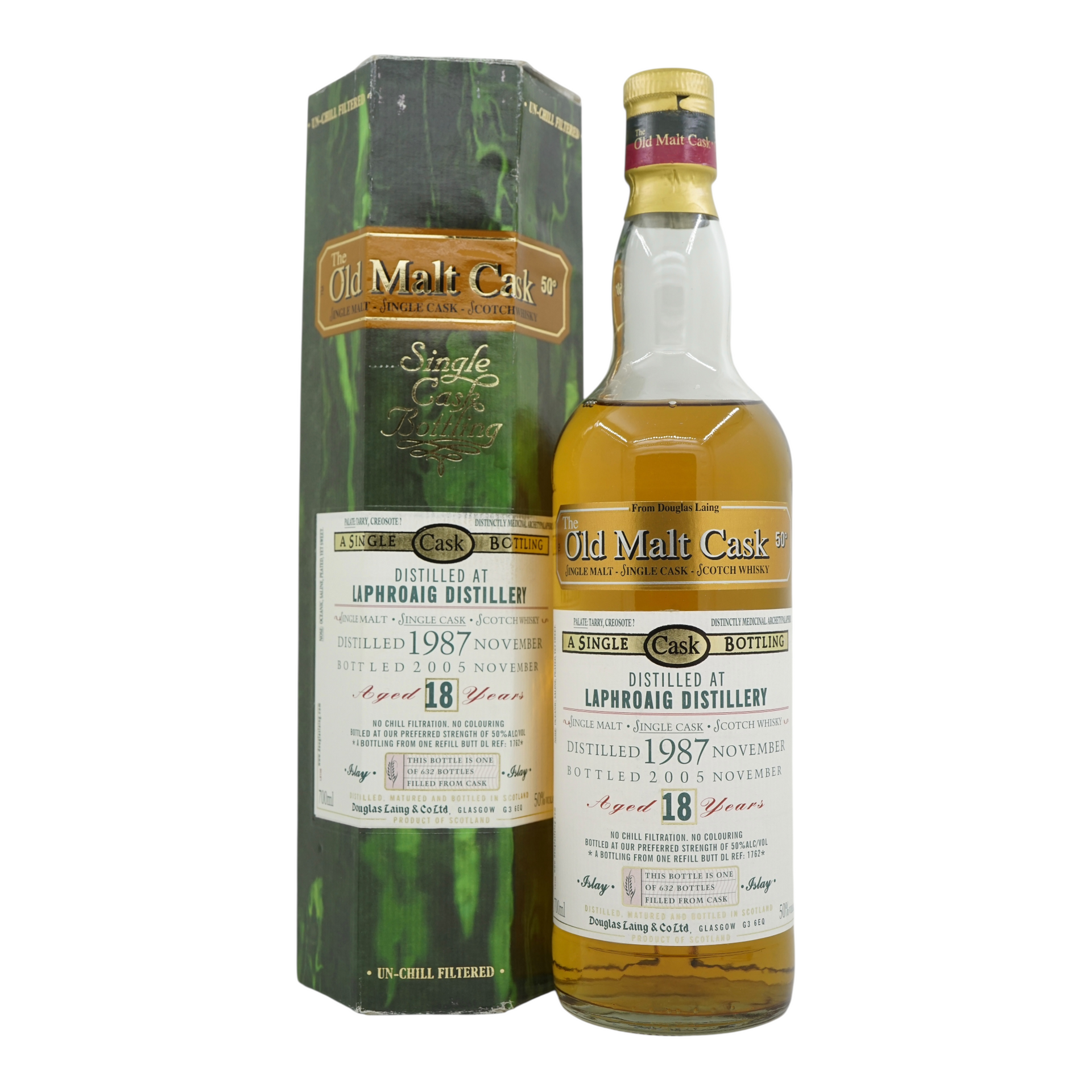 Laphroaig 1976 35年 限定版 211本 空き瓶 Laphroaig 1976 35年 限定版