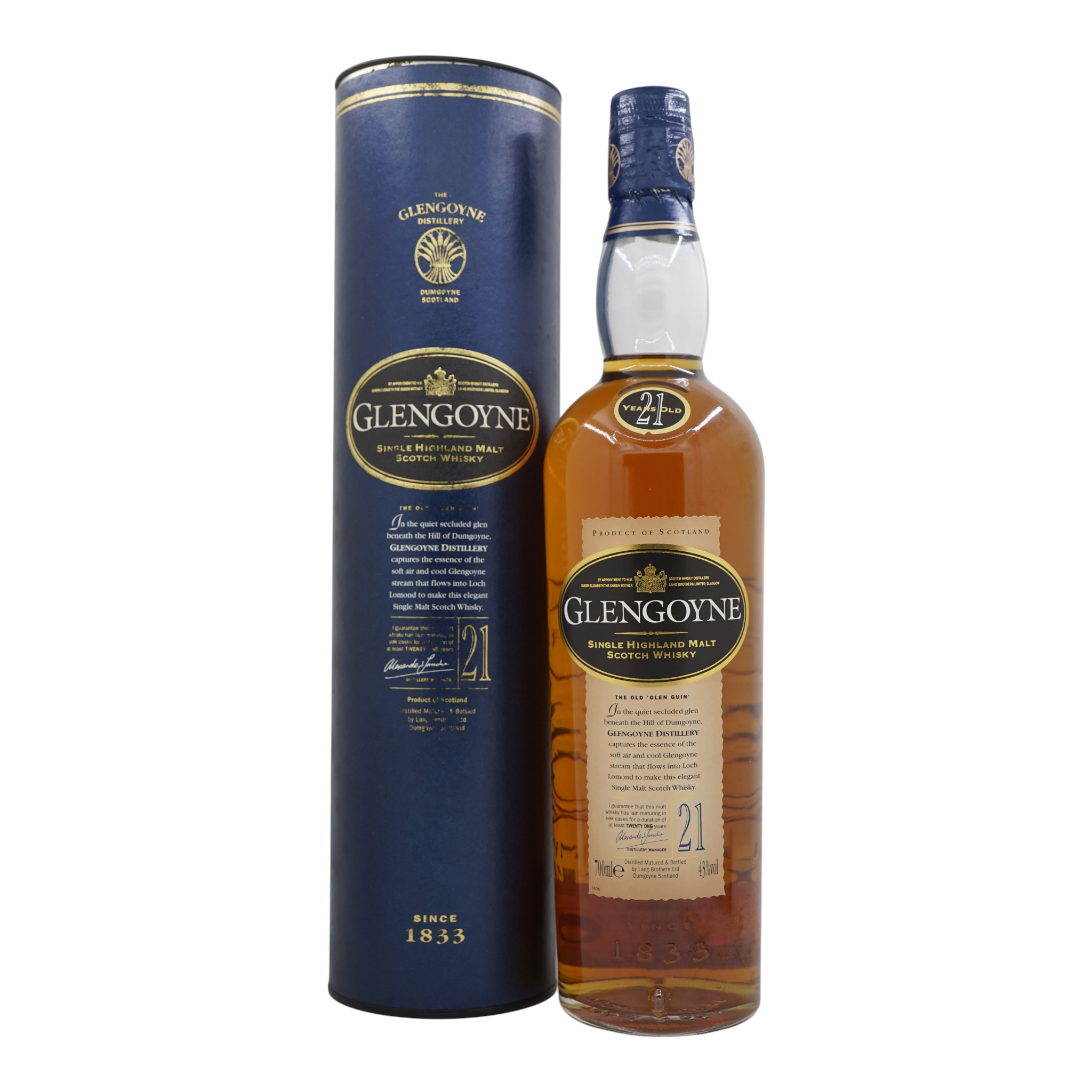 Glengoyne 21 Year Old The Old 'Glen Guin' - 2012 bottled