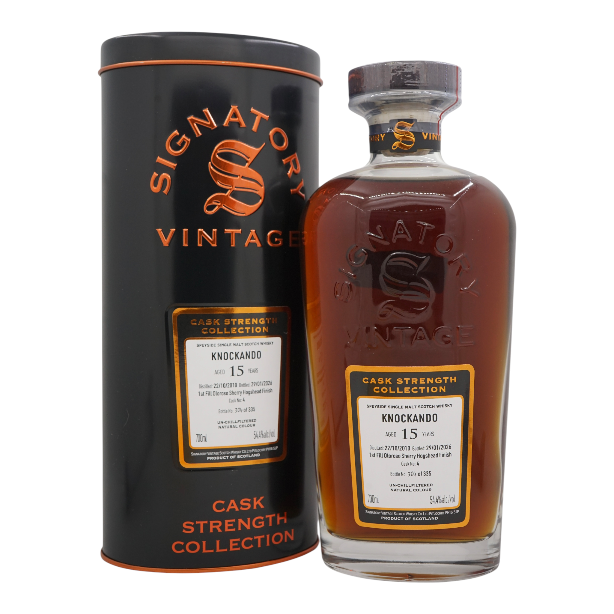 Knockando 2010/2026 15 Year Old Cask Strength Collection Signatory Vintage #4