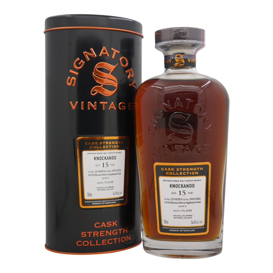 Knockando 2010/2026 15 Year Old Cask Strength Collection Signatory Vintage #4