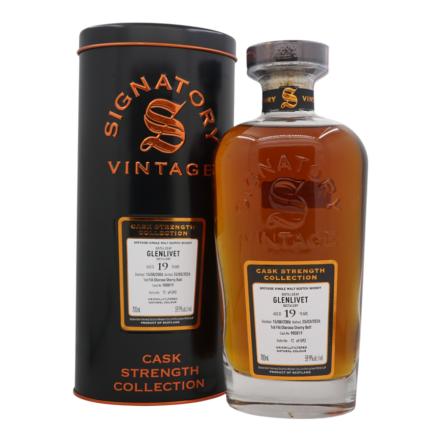 Glenlivet 2006/2026 19 Year Old Cask Strength Collection Signatory Vintage #900819