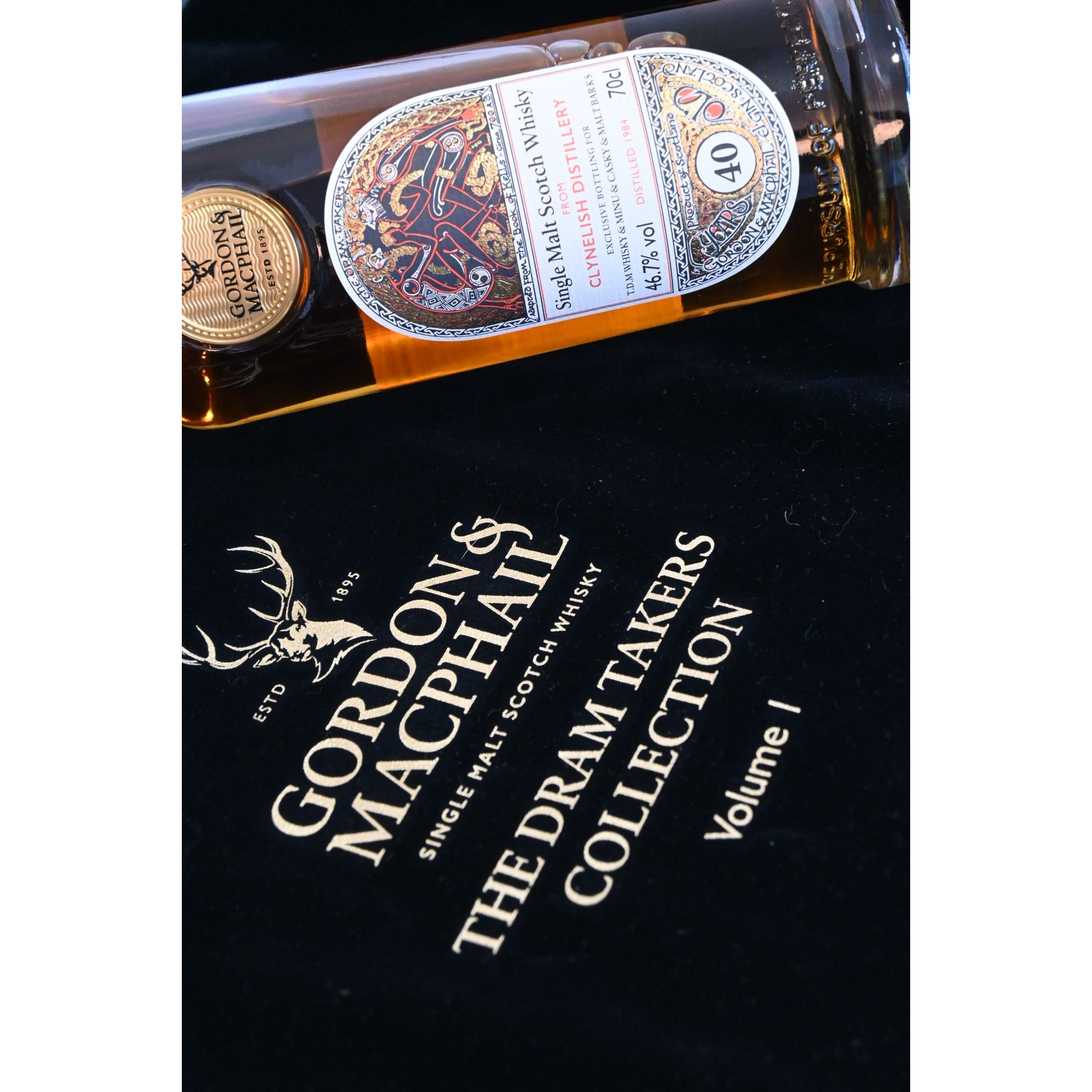 ［PRE ORDER］Clynelish ‘Book of Kells’ 1984/2025 40 Year Old Gordon&Macphail Bottle for The Drunken Master Whisky with Water of Life & Casky Whisky Bar, Malt Bar K S #4103