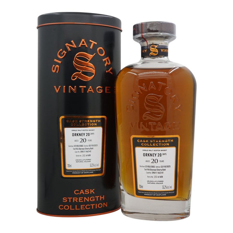 Orkney 20 (HP) 2005/2025 20 Year Old Cask Strength Collection Signatory Vintage DRU17 A63 #2