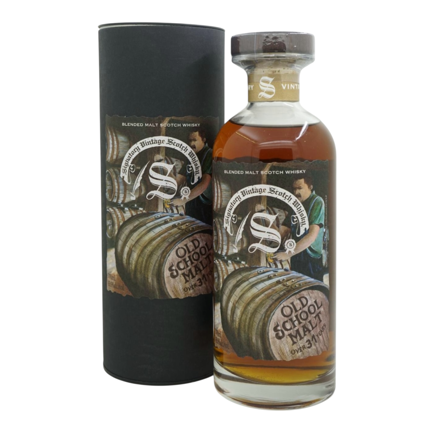 Old School Malt Blended Malt Scotch Whisky 31 Year Old Signatory Vintage
