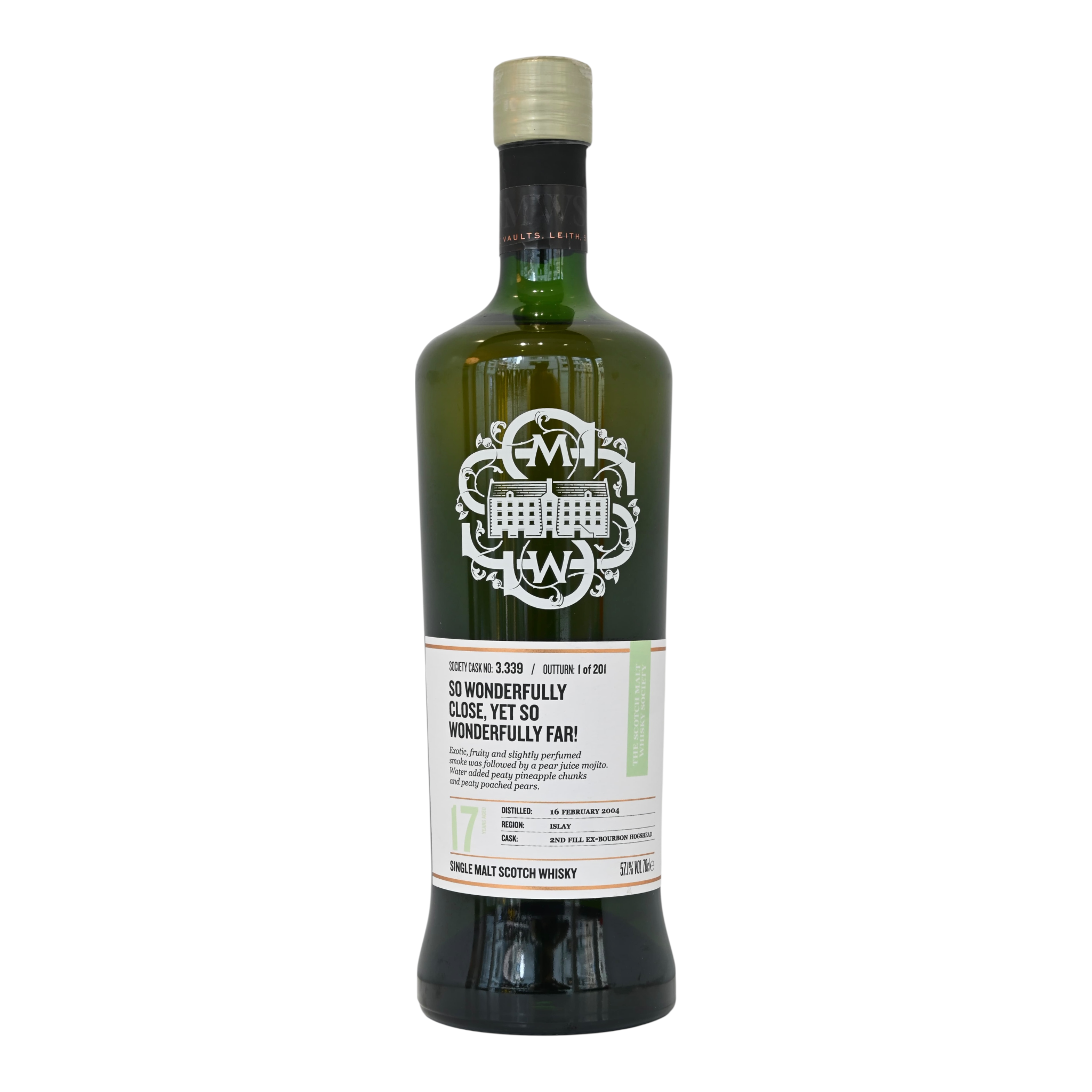 Bowmore 2004 17 Year Old SMWS 3.339 - So wonderfully close, yet so wonderfully far!