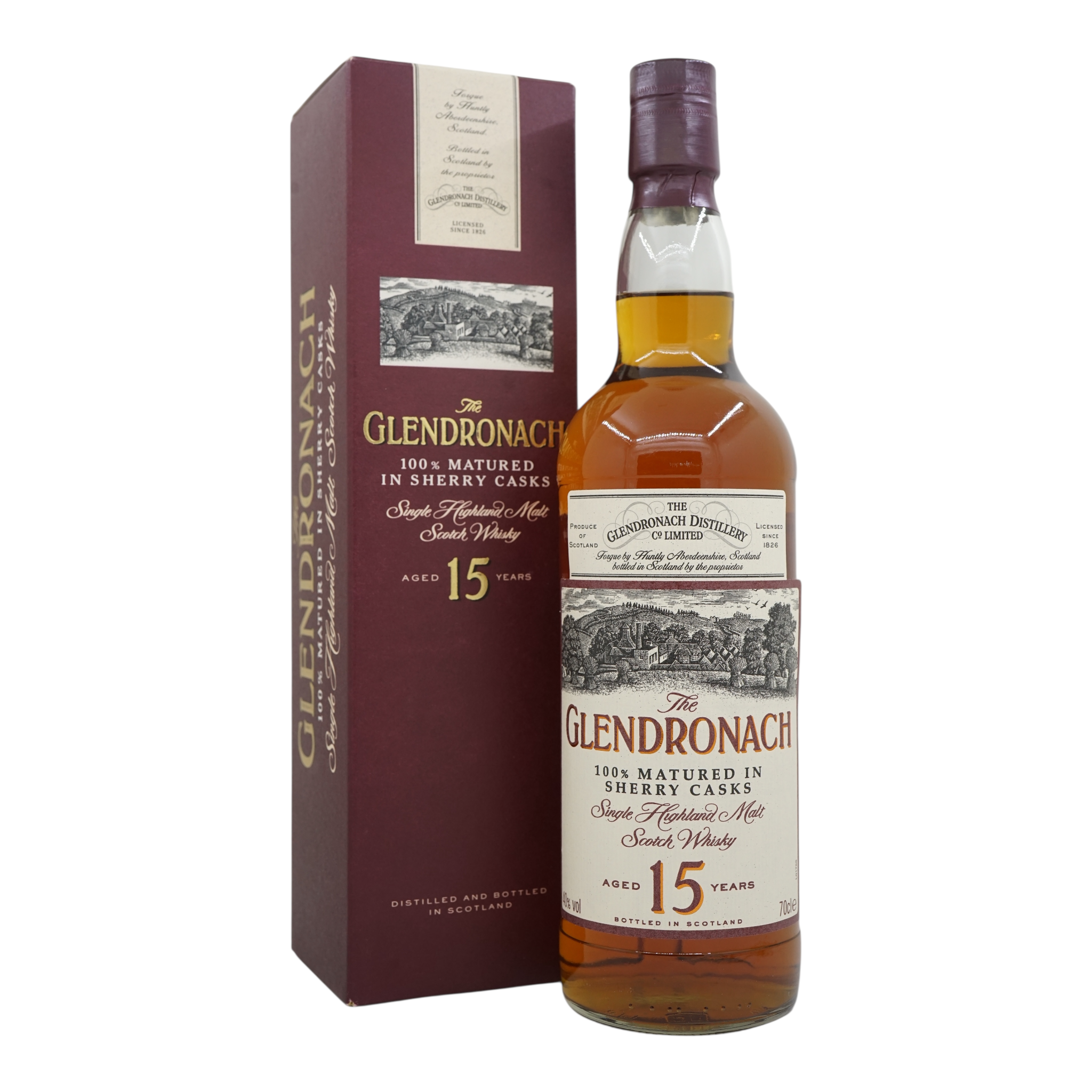 Glendronach 15 Year Old 100% Matured in Sherry Casks