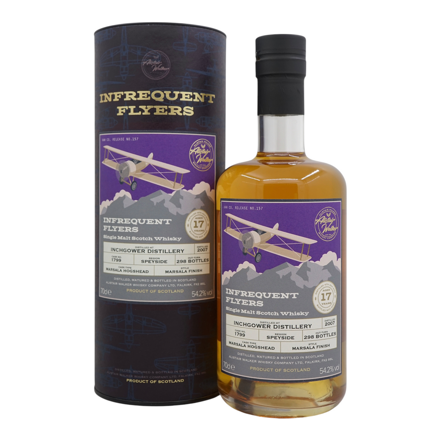 Inchgower 2007/2024 17 Year Old Infrequent Flyers Alistair Walker Whisky Company no.157 #1799
