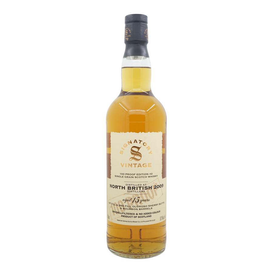 North British 2009/2025 15 Year Old 100 Proof Edition #2 Signatory Vintage