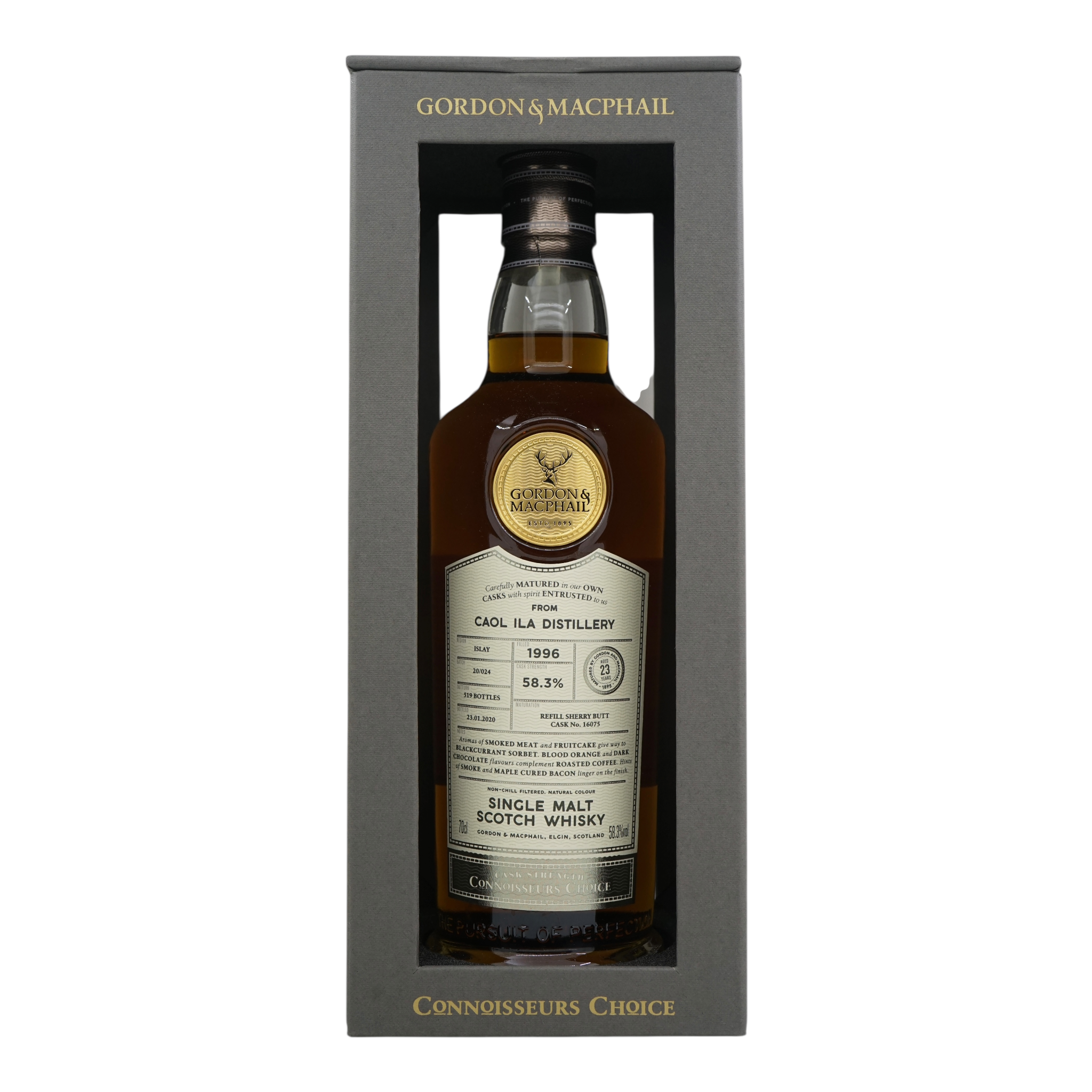 Caol Ila 1996/2020 23 Year Old Cask Strength Gordon&MacPhail #16075
