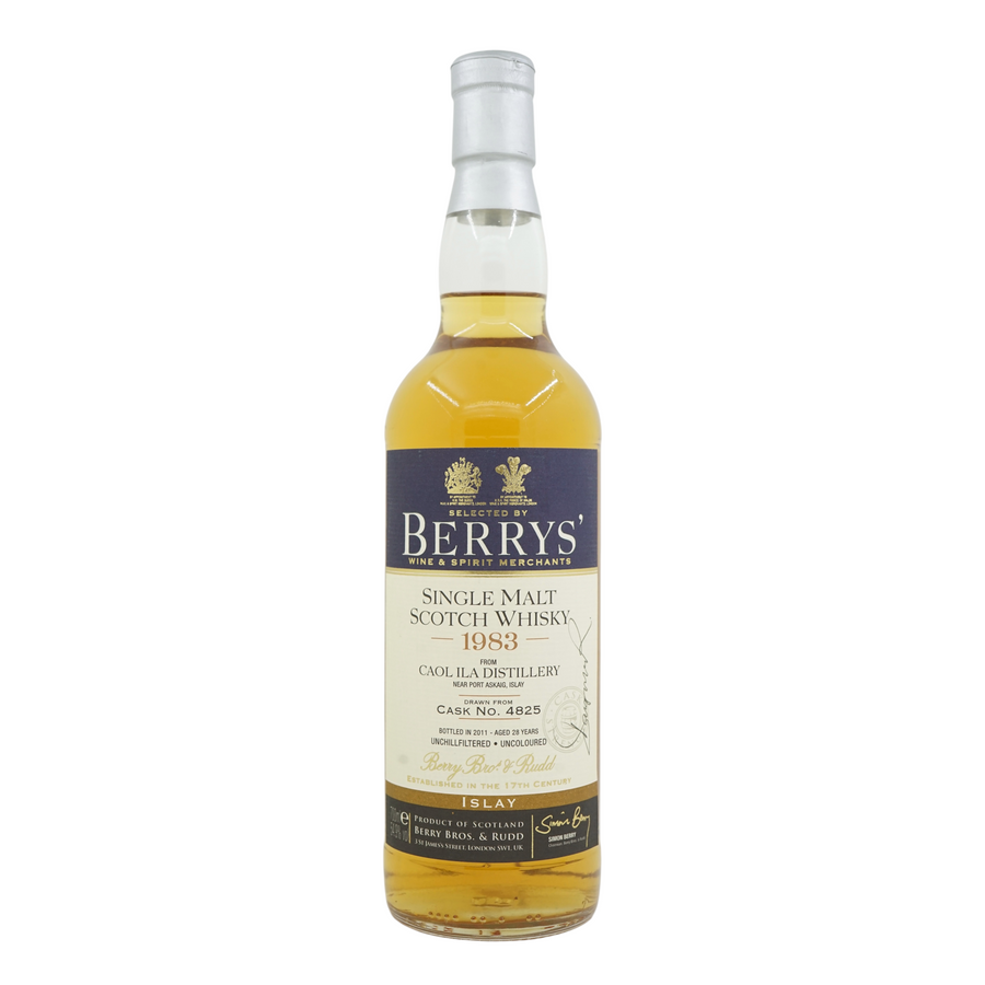 Caol Ila 1983/2011 28 Year Old Berrys' Berry Bros & Rudd #4825