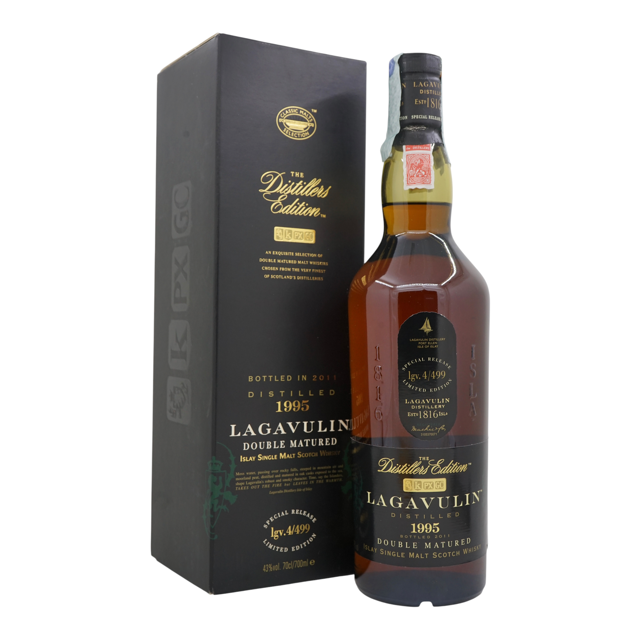 Lagavulin 1995/2011 The Distillers Edition lgv.4/499