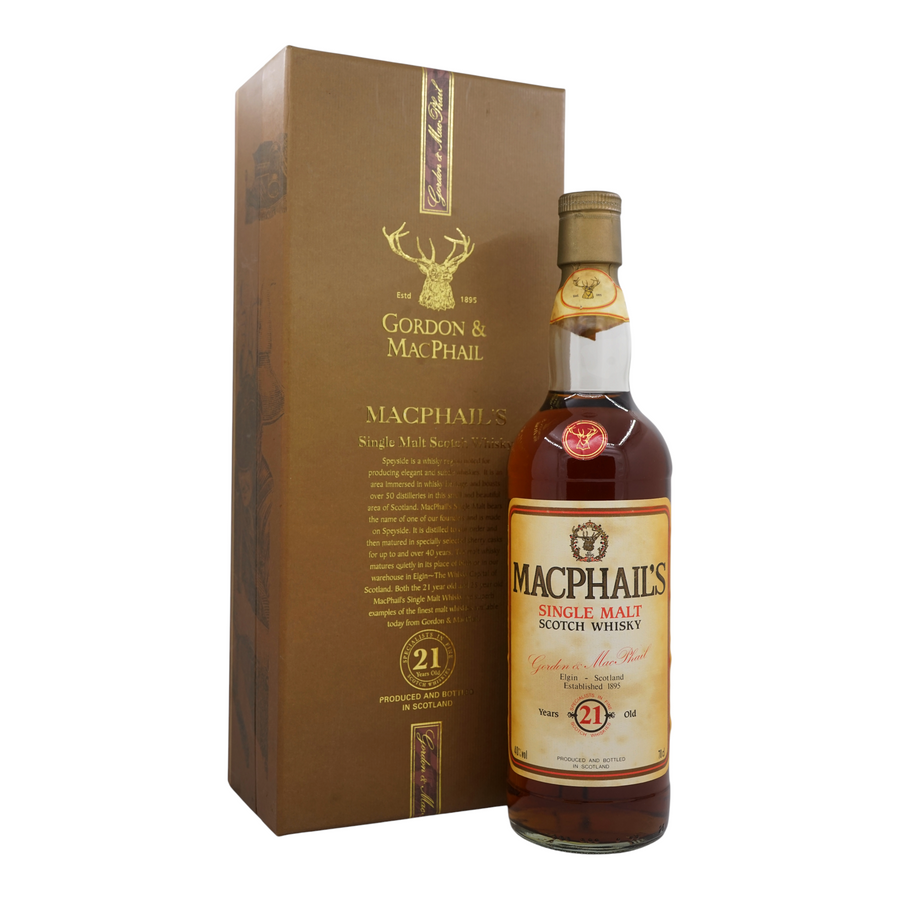 MacPhail's 21 Year Old Single Malt Scotch Whisky Gordon & MacPhail