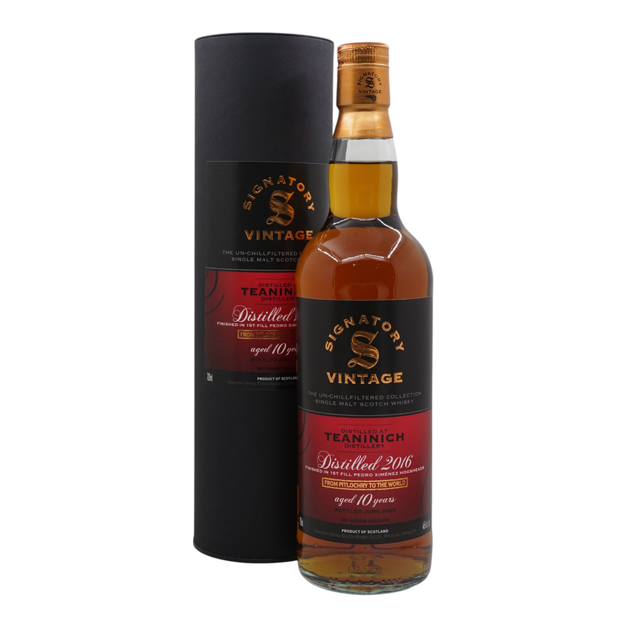 Teaninich 2016/2026 10 Year Old The Un-Chillfiltered Collection Signatory Vintage - From Pitlochry to the World