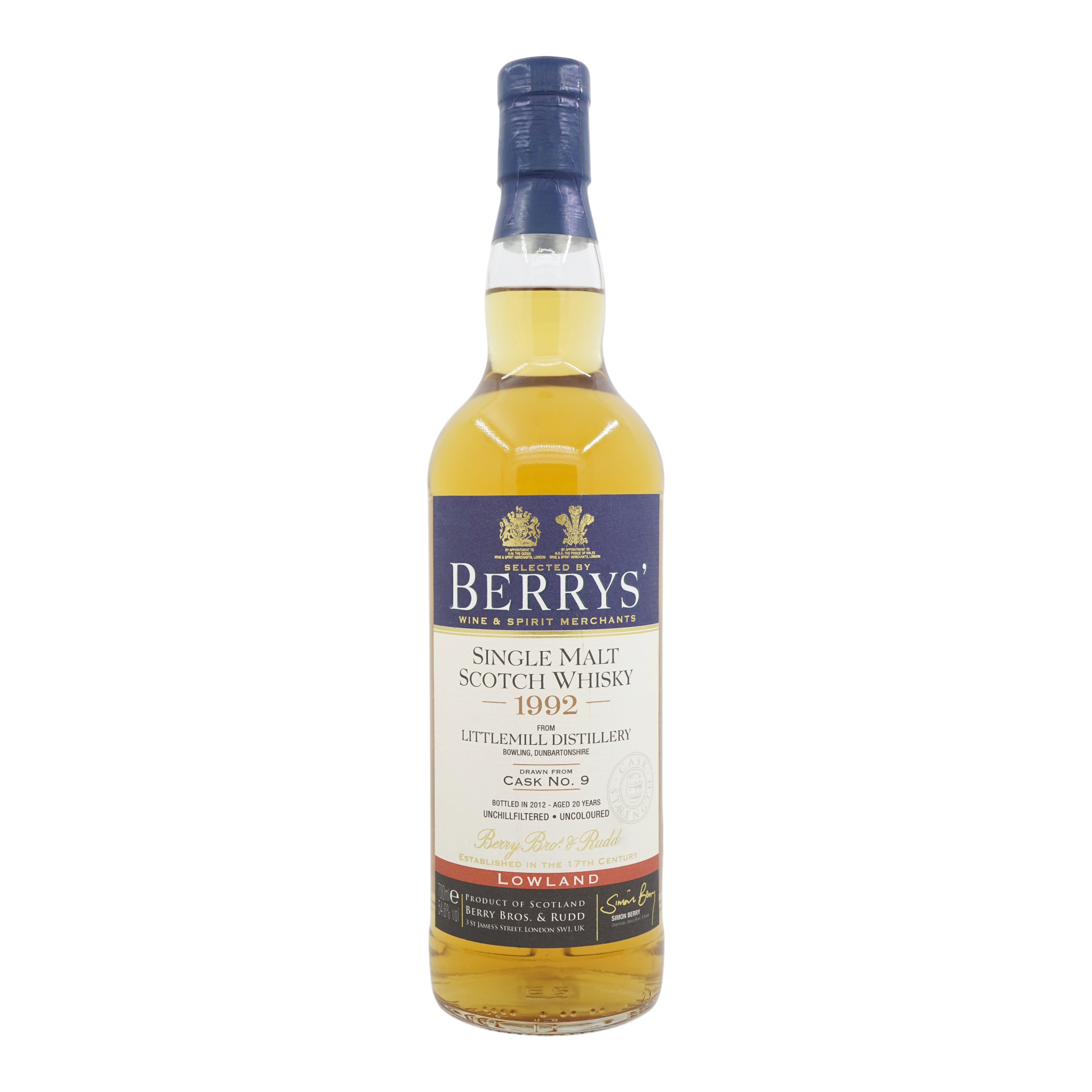 Littlemill 1992/2012 20 Year Old Berrys' Berry Bros&Rudd #9