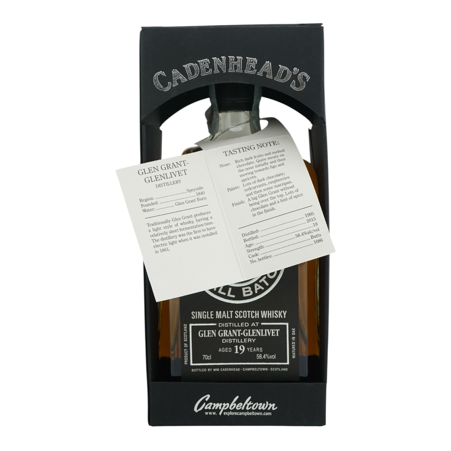 Glen Grant 1995/2015 19 Year Old Small Batch Cadenhead's 58.4%