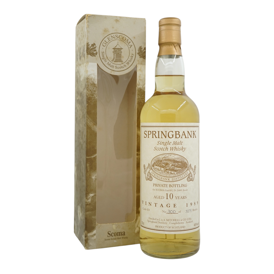 Springbank 1989 10 Year Old Private Bottling for SCOMA GmbH