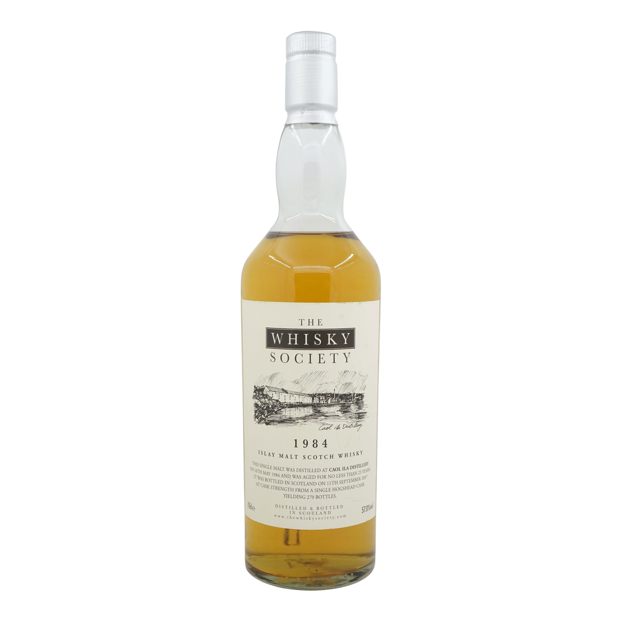 Caol Ila 1984/2007 23 Year Old The Whisky Society Speciality Drinks Ltd