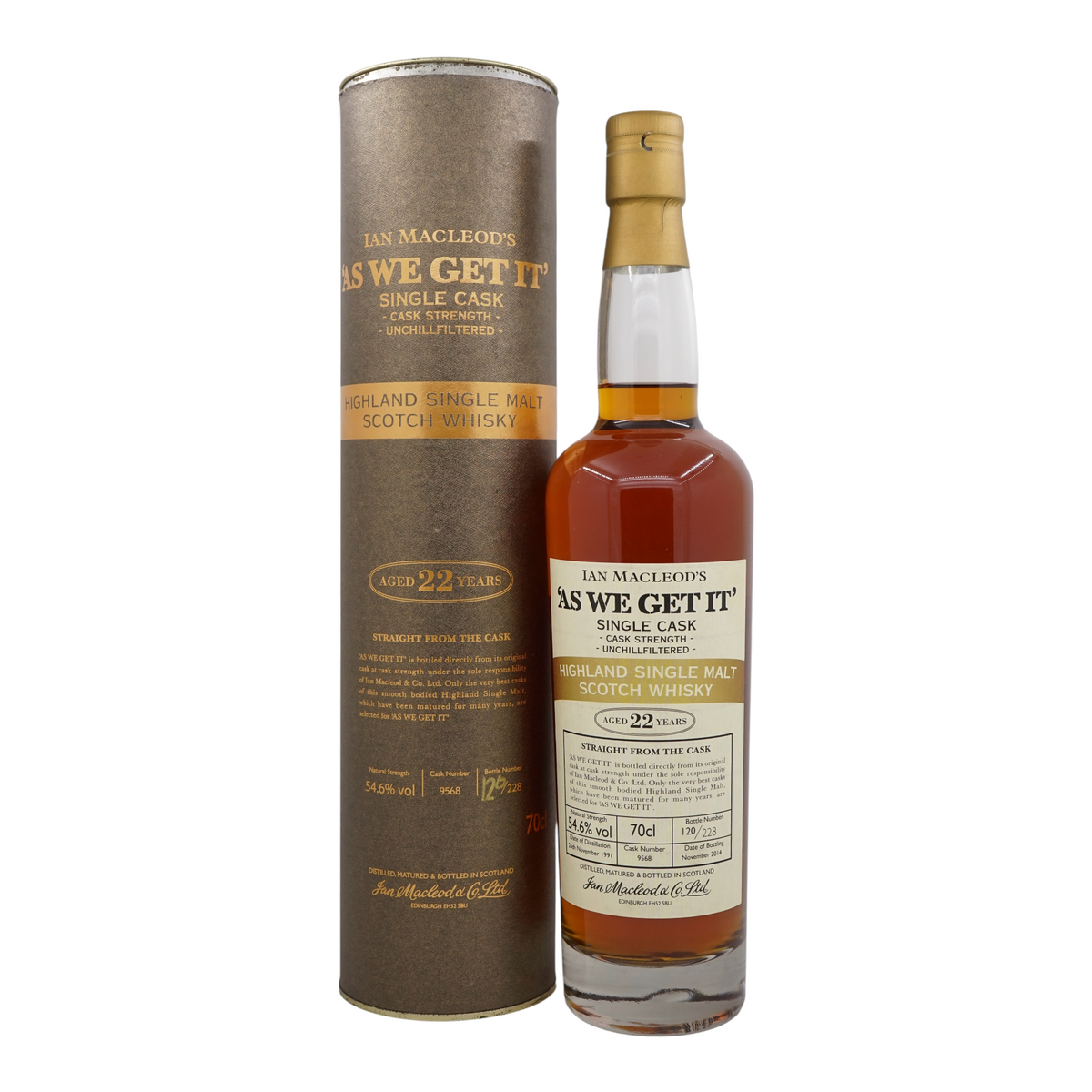 As We Get It 1991/2014 22 Year Old Highland Single Malt #9568