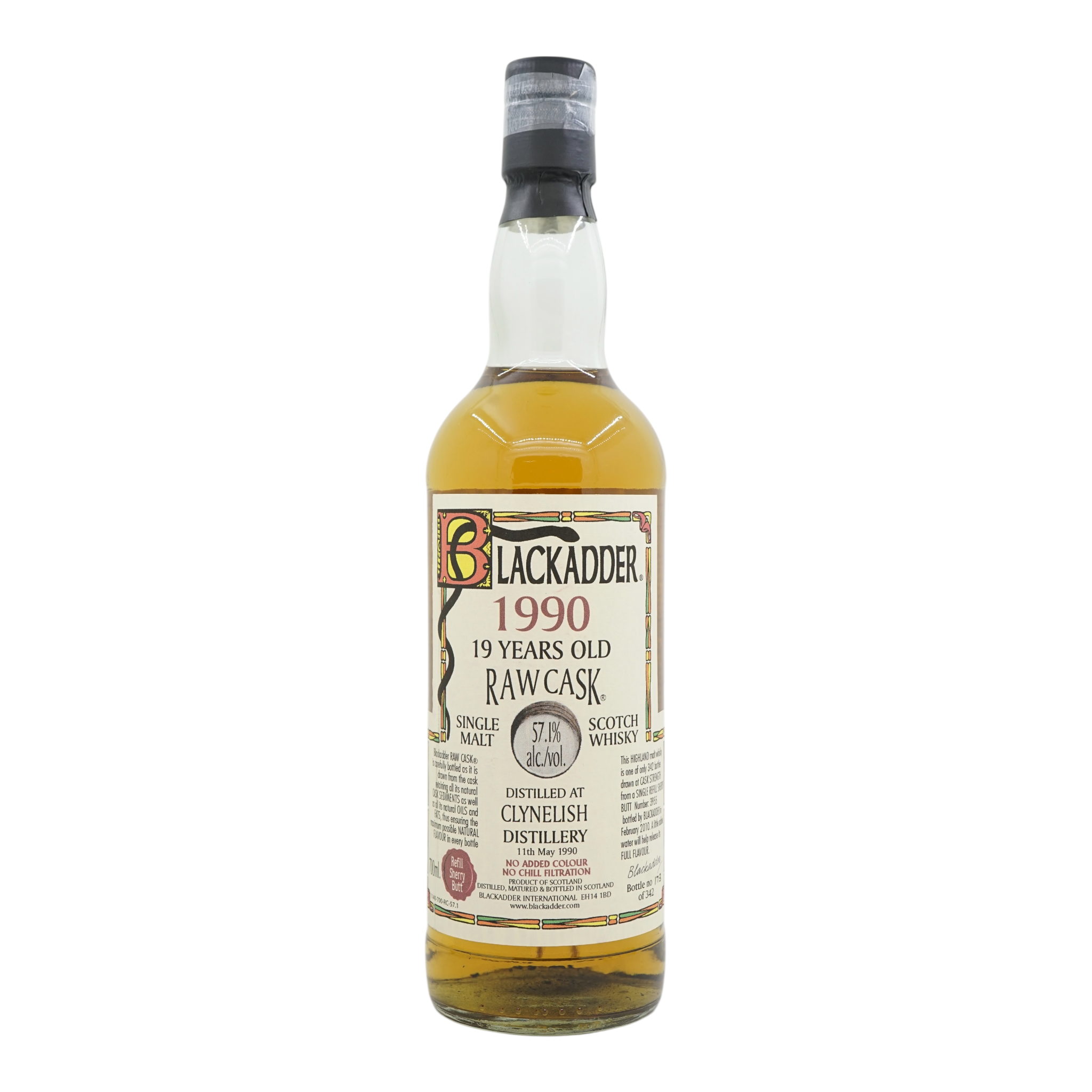 Clynelish 1990/2010 19 Year Raw Cask Blackadder #3955