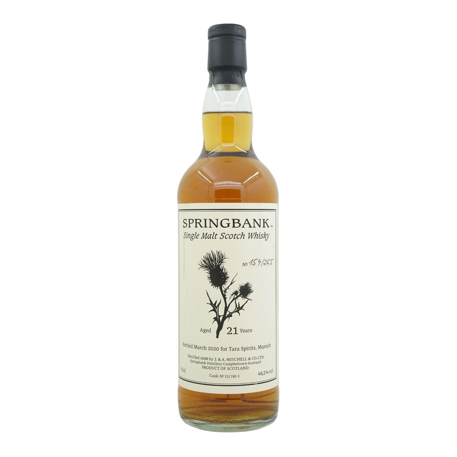 Springbank 1998/2020 21 Year Old Private Bottling Bottled for Tara Spirits Munich #13/191-1