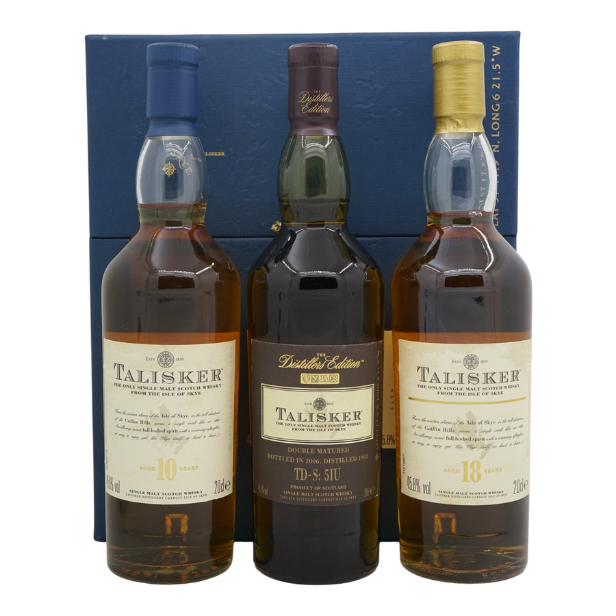 Talisker Gift Set (Talisker 10, Talisker The Distiller's Edition, Talisker 18)
