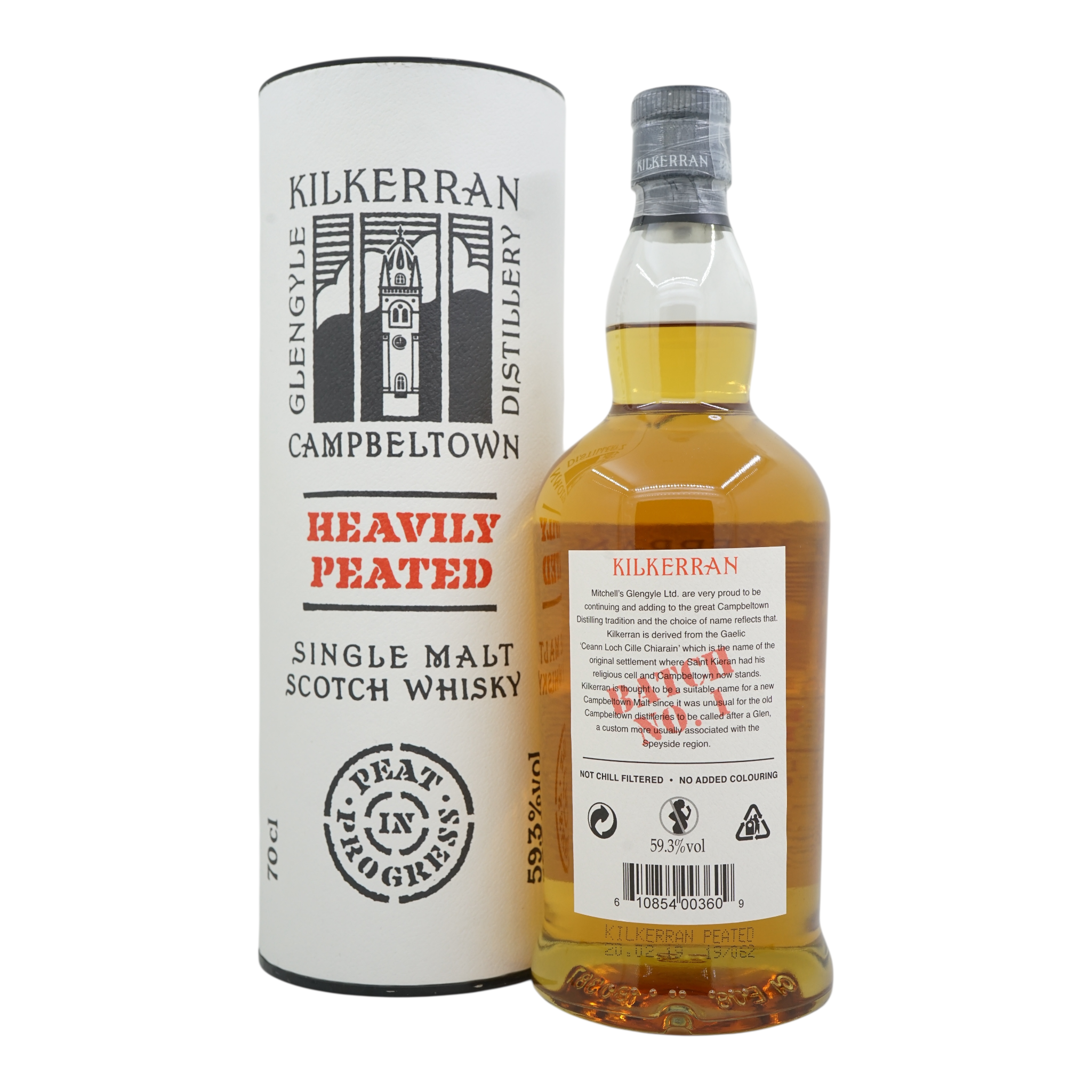 Kilkerran Heavily Peated Peat in Progress Batch 1