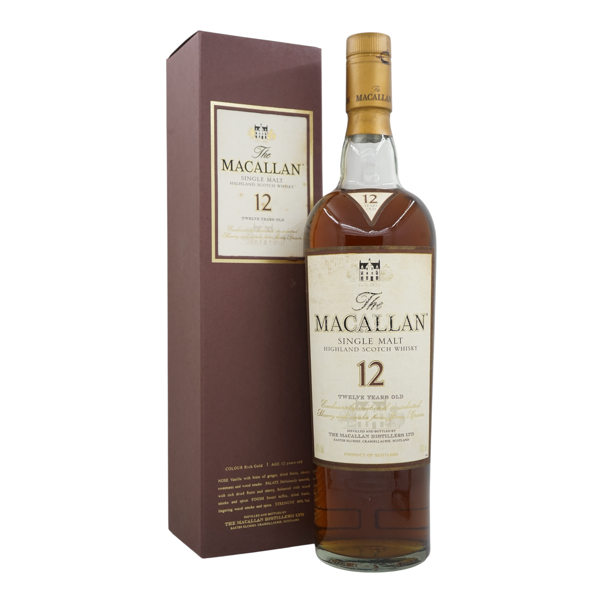 Macallan 12 Year Old Sherry (草書)