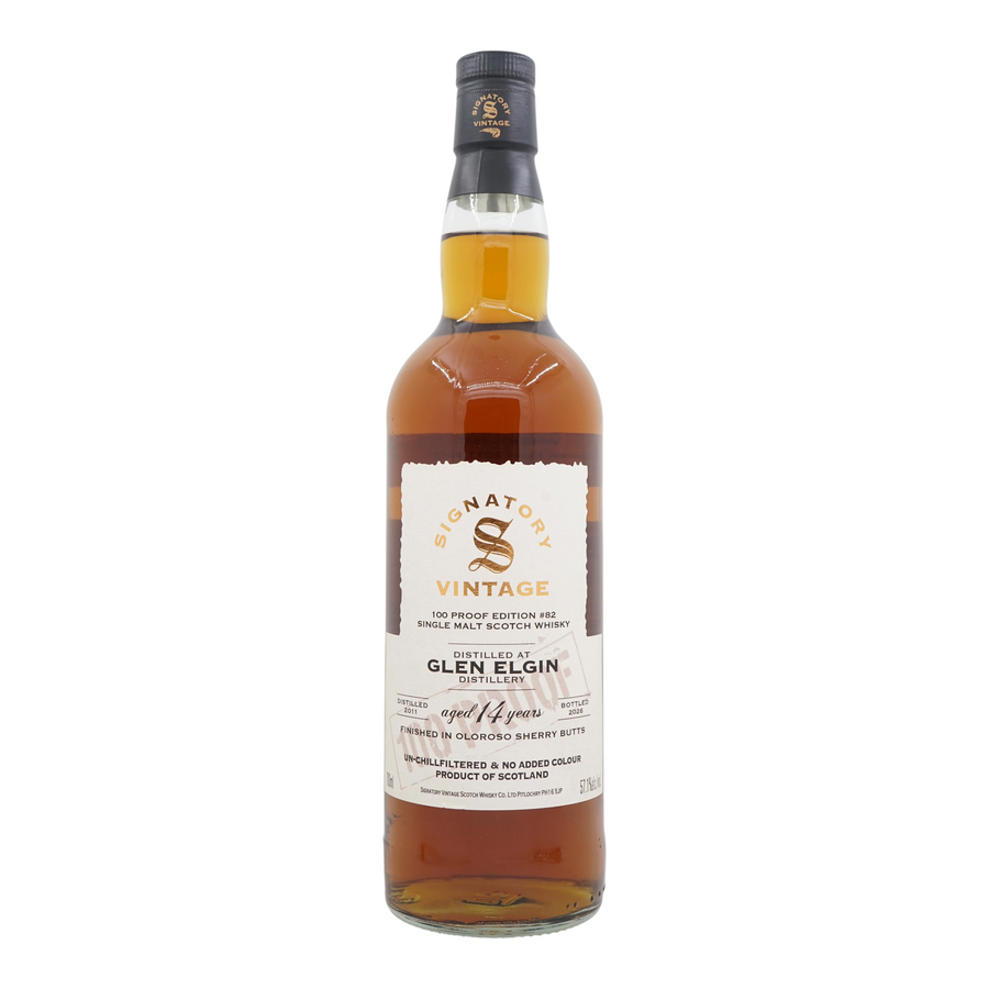 Glen Elgin 2011/2026 14 Year Old 100 Proof Edition #82 Signatory Vintage