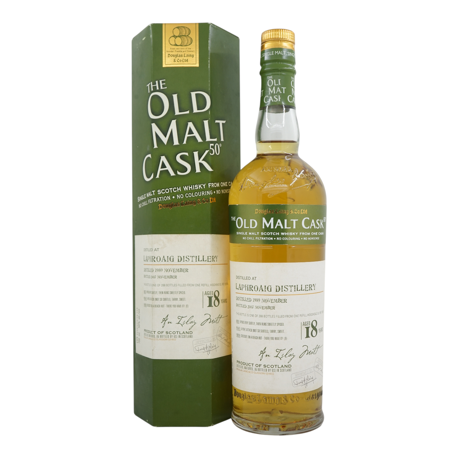 Laphroaig 1989/2007 18 Year Old The Old Malt Cask Douglas Laing #DL3974