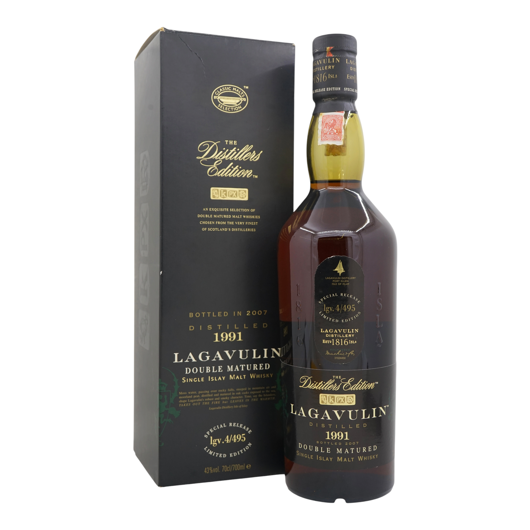 Lagavulin 1991/2007 The Distillers Edition lgv.4/495