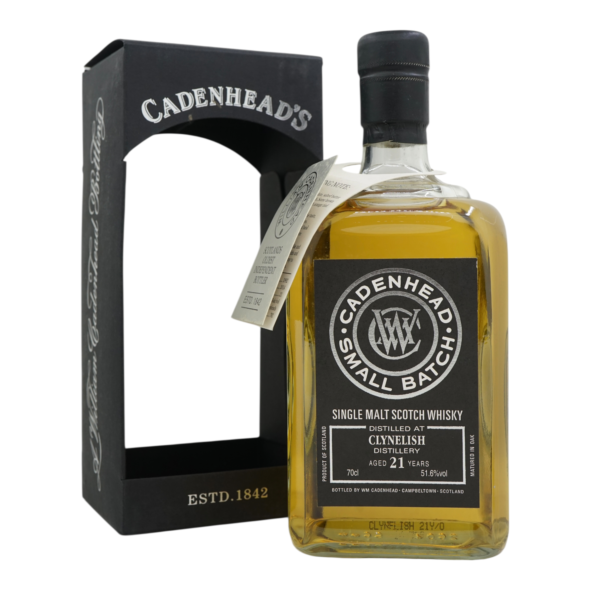 Clynelish 1992/2014 21 Year Old Small Batch Cadenhead's 51.6%