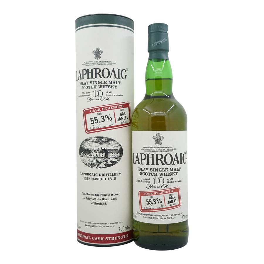 Laphroaig 10 Year Old Cask Strength Batch #003